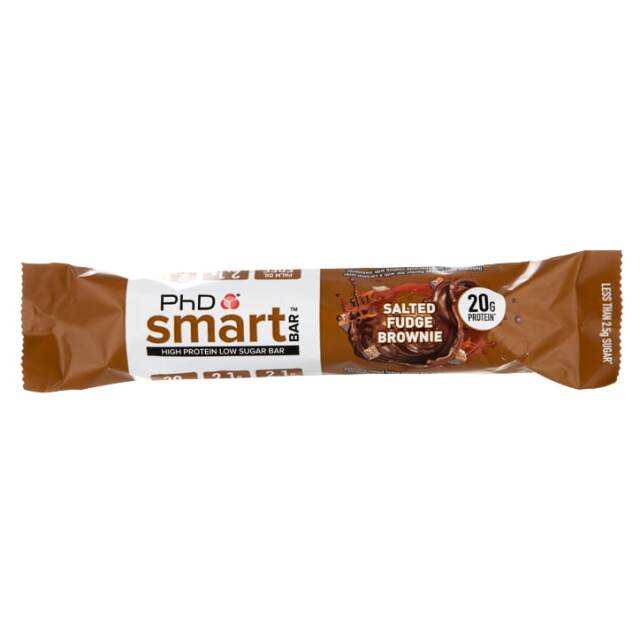 PhD Smart Bar Salted Fudge Brownie 64g - 1
