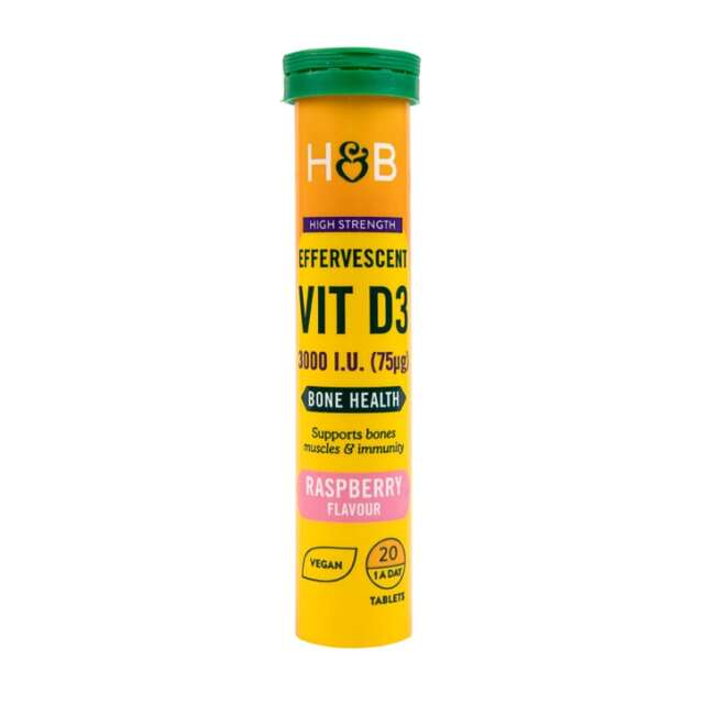 Holland & Barrett Vitamin D 3000 I.U. 75ug 20 Effervescents - 1