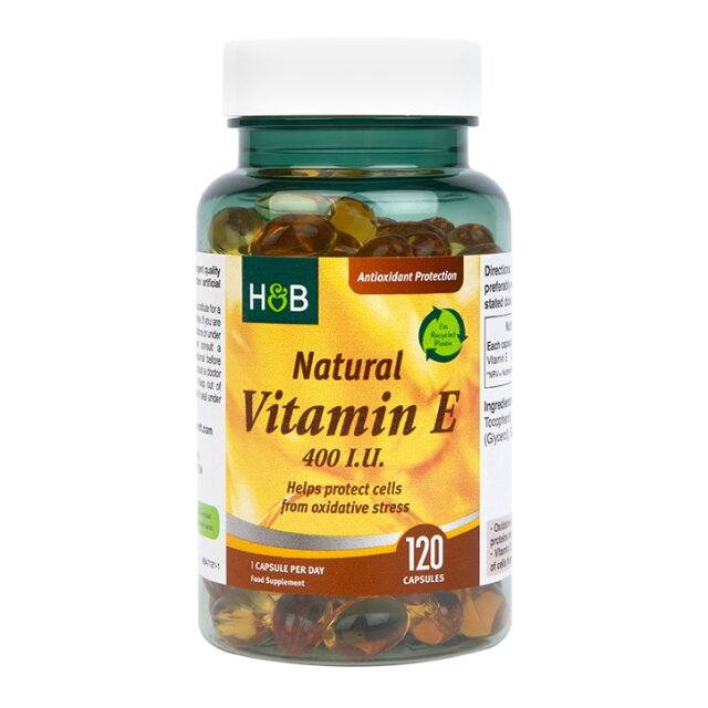 Holland & Barrett Vitamin E 400iu 120 Capsules - 1