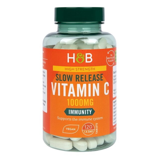Holland & Barrett Vitamin C High Strength Slow Release 1000mg 120 Tablets - 1