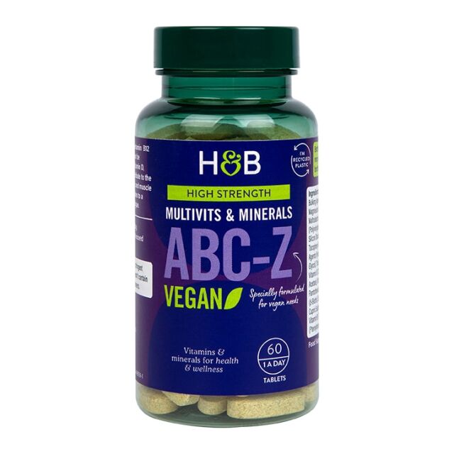 Holland & Barrett High Strength ABC to Z Vegan Multivitamins 60 Tablets - 1