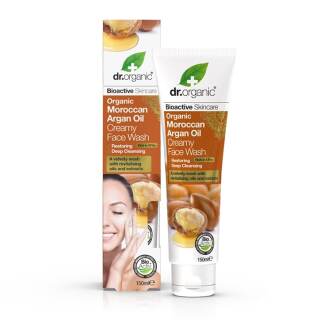 Dr. Organic Σαπούνι Καθαρισμού Προσώπου με Βιολογικό Έλαιο Argan 150ml