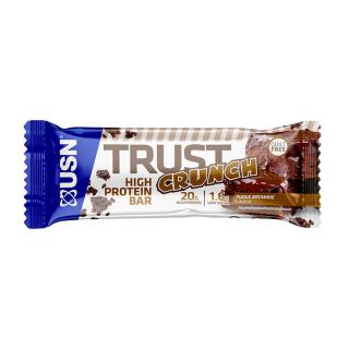 USN Trust Crunch Μπάρα Πρωτεΐνης Fudge Brownie 60g