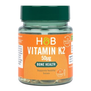 Holland & Barrett Βιταμίνη Κ2 50μg 30 Κάψουλες