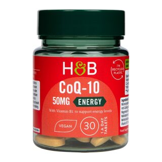 Holland & Barrett Vegan Συνένζυμο Q10 50mg 30caps