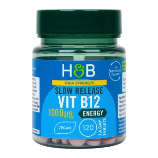 Holland & Barrett Βιταμίνη B12 1000μg 120 Δισκία