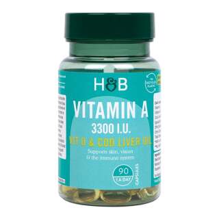 Holland & Barrett Βιταμίνη Α 3300IU 90caps