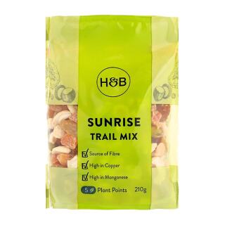 Holland & Barrett Sunrise Trail Μείγμα Φρούτων & Ξηρών Καρπών για Πρωϊνό 210g