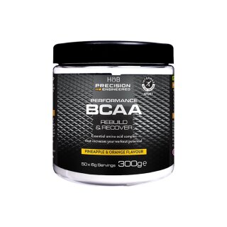 Precision Engineered Performance BCAA Αμινοξέα με γεύση Ανανά & Πορτοκάλι 300g