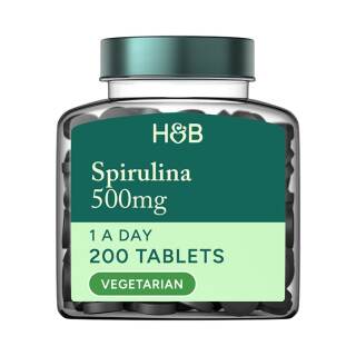 Holland & Barrett Σπιρουλίνα 500mg 200 Δισκία