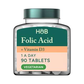 Holland & Barrett Φολικό Οξύ & Βιταμίνη D3 10μg 90 Δισκία