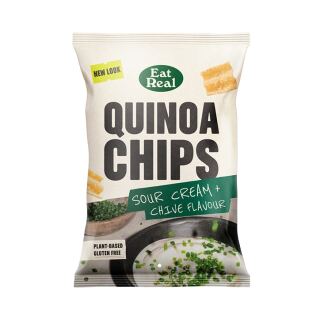 Eat Real Κινόα Τσιπς Sour Κρέμα & Chive 90g