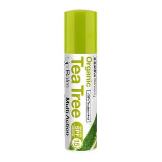 Dr Organic Lip Balm Tea Tree 5.7ml