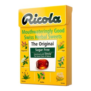 Ricola Original Swiss Herbal Καραμέλες Χωρίς Ζάχαρη 45g