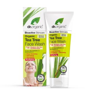 Dr Organic Σαπούνι Καθαρισμού με Έλαιο Τεϊόδεντρου 200ml
