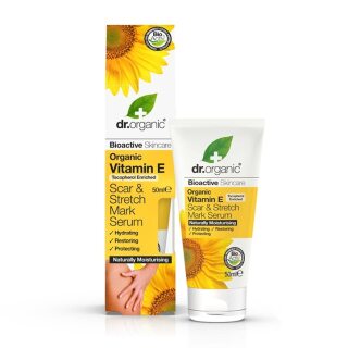 Dr Organic Βιταμίνη E Scar & Stretch Ορός Σώματος 50ml