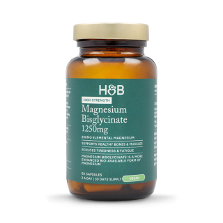 Holland & Barrett Magnesium Bisglycinate 1250mg 60 Capsules
