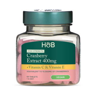 Holland & Barrett Εκχύλισμα Κράνμπερι Υψηλής Δραστικότητας 400mg 60 Δισκία