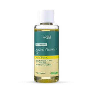 Holland & Barrett High Strength Natural Vitamin E Oil Lemon Flavour 75ml