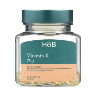 Holland & Barrett Βιταμίνη K2 75μg 30 Κάψουλες