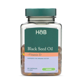Holland & Barrett Black Seed Oil + Vit D