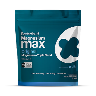 BetterYou Magnesium Max Original Σκόνη για Ρόφημα με Τριπλό Μείγμα Μαγνησίου 120g