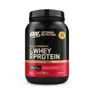 Optimum Nutrition Gold Standard Πρωτεΐνη Ορού Γάλακτος Delicious Φράουλα 780g