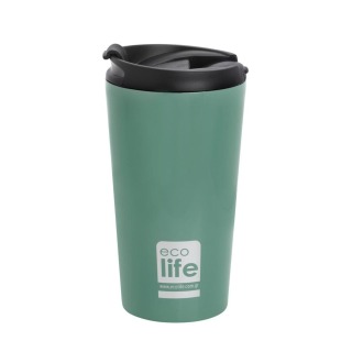 Ecolife Coffee Ποτήρι Θερμός Μπλε 370ml