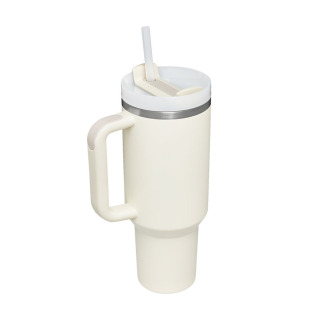 Ecolife Tumbler Ποτήρι Θερμός Κρεμ 900ml