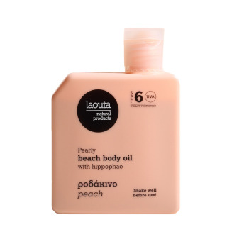 Laouta Beach Body Oil SPF6 Peach 100ml
