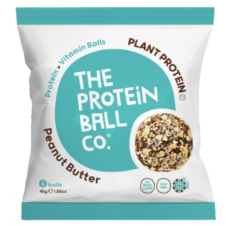 The Protein Ball Co Φυτικές Πρωτεϊνικές Μπαλίτσες Bιταμινών με Φυστικοβούτυρο 45g