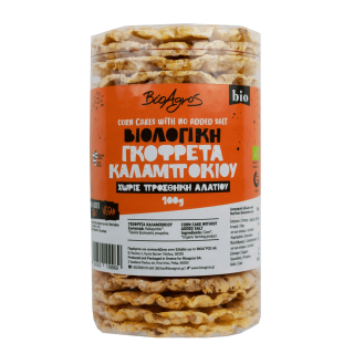 Βιοαγρός Βιολογική Γκοφρέτα Καλαμποκιού χωρίς Αλάτι 100g