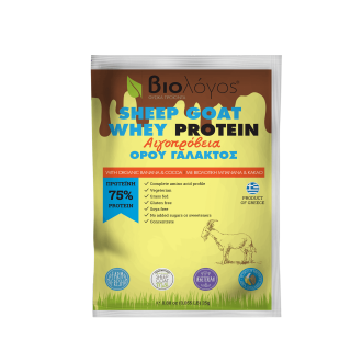 Βιολόγος Αιγοπρόβεια Ελληνική Πρωτεΐνη Μπανάνα Κακάο 25g Βιολόγος Αιγοπρόβεια Ελληνική Πρωτεΐνη Μπανάνα Κακάο 25g