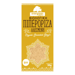 Evergreen Βιολογικό Αλεσμένο Τζίντζερ 50g