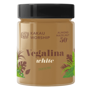 Kakau Worship Vegalina White Organic Almond Spread 350g