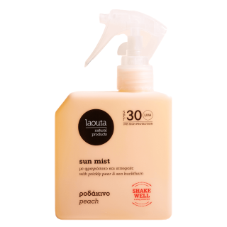 Laouta Αντηλιακό Mist για το Σώμα Ροδάκινο SPF30 200ml