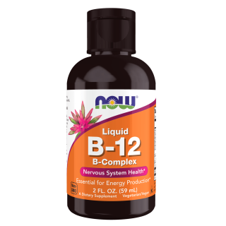 NOW® Vitamin Υγρό Σύμπλεγμα Βιταμίνης Β12 59ml