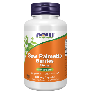 NOW® Saw Palmetto 550 mg 100 Κάψουλες