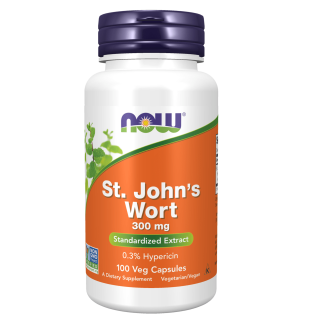 NOW® Συμπλήρωμα St. John's Wort 300 mg 100 Κάψουλες