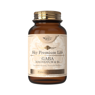 Sky Premium Life GABA Magnesium and Vitamin B6 60 Capsules
