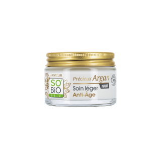 SoBio Etic Κρέμα Προσώπου Νύχτας Αντιγήρανσης Précieux Argan 50ml