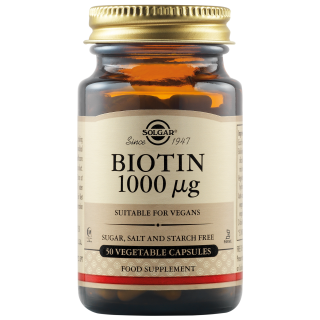 Solgar Βιοτίνη 1000mg 50 Φυτοκάψουλες