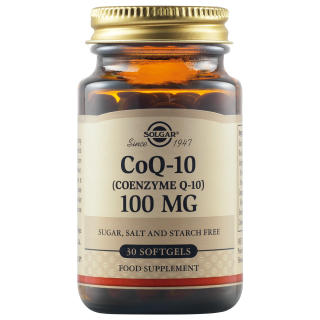 Solgar CoQ-10 (Συνένζυμο Q-10) 100mg 30 Μαλακές Κάψουλες