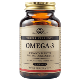 Solgar Ωμέγα-3 Triple Strength 950mg 50 Μαλακές Κάψουλες