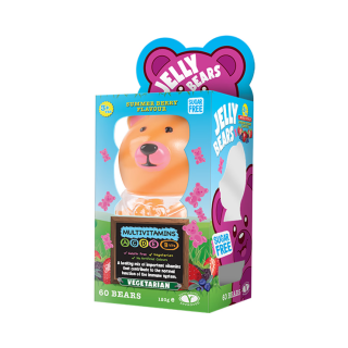 Jelly Bears Παιδικές Πολυβιταμίνες Summer Berry 60 Ζελεδάκια
