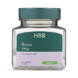 Holland & Barrett Βιοτίνη 300μg 120 Δισκία