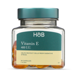 Holland & Barrett Συνθετική Βιταμίνη Ε 400IU 30 Κάψουλες
