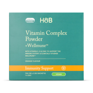 Holland & Barrett Wellmune Vitamin Complex Orange Flavour Powder 30 Sachets
