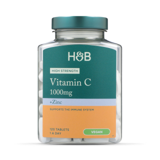 Holland & Barrett Βιταμίνη C & Ψευδάργυρος 120 Δισκία