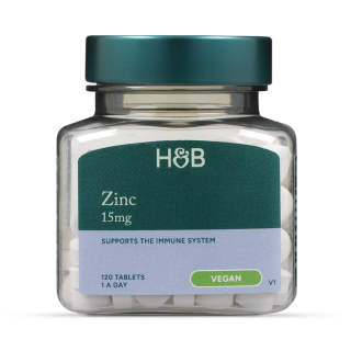 Holland & Barrett Zinc 15mg 120 Tablets